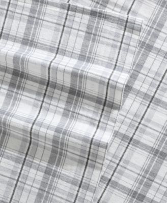 Printed Cotton Flannel 4-Pc. Sheet Set, Queen
