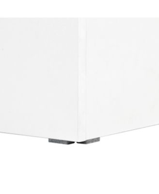 Farmhouse Coffee Table with USB & Outlets, Rustic LED Cocktail Table, 31