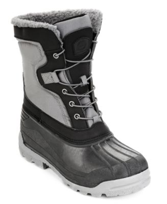 Polar Armor Men\'s Snow Boots 9 Grey Medium Amazon.com | POLAR Mens Snow Waterproof Duck Hiking Bean  main image 3