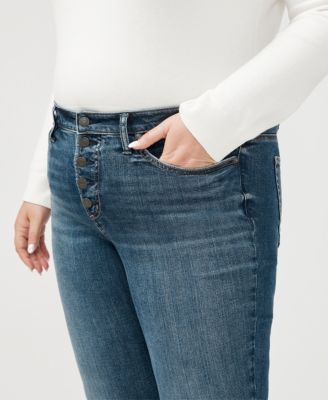 Plus Size Most Wanted Mid Rise Straight Leg Jeans