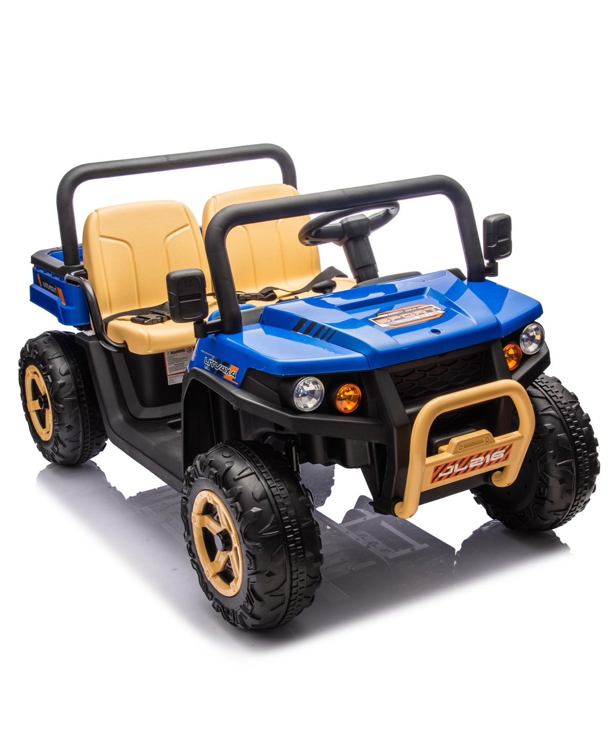 Streamdale Furniture 24V Xxxl Kids Ride On Utv W/Parents Remote Control, Two-seater, Automatic tipping bucket, Rear wheel suspension, Slow start, Port