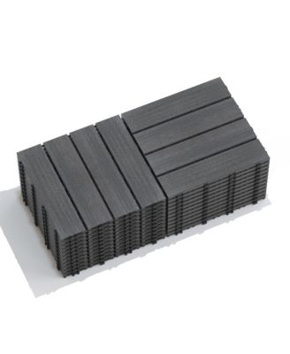 WPC Interlocking Patio Floor Tiles