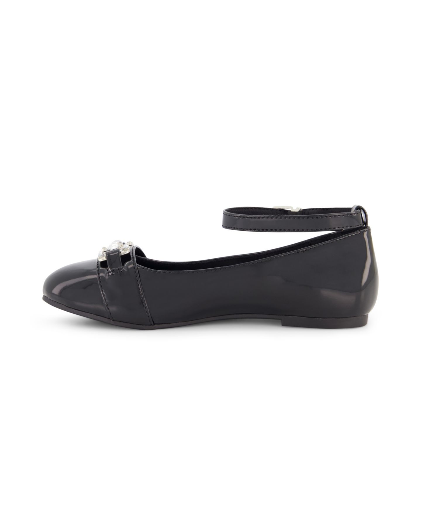 Балетки Jessica Simpson Amy Bit Ballet Flat для девочек, цвет: Чёрный — фото 3