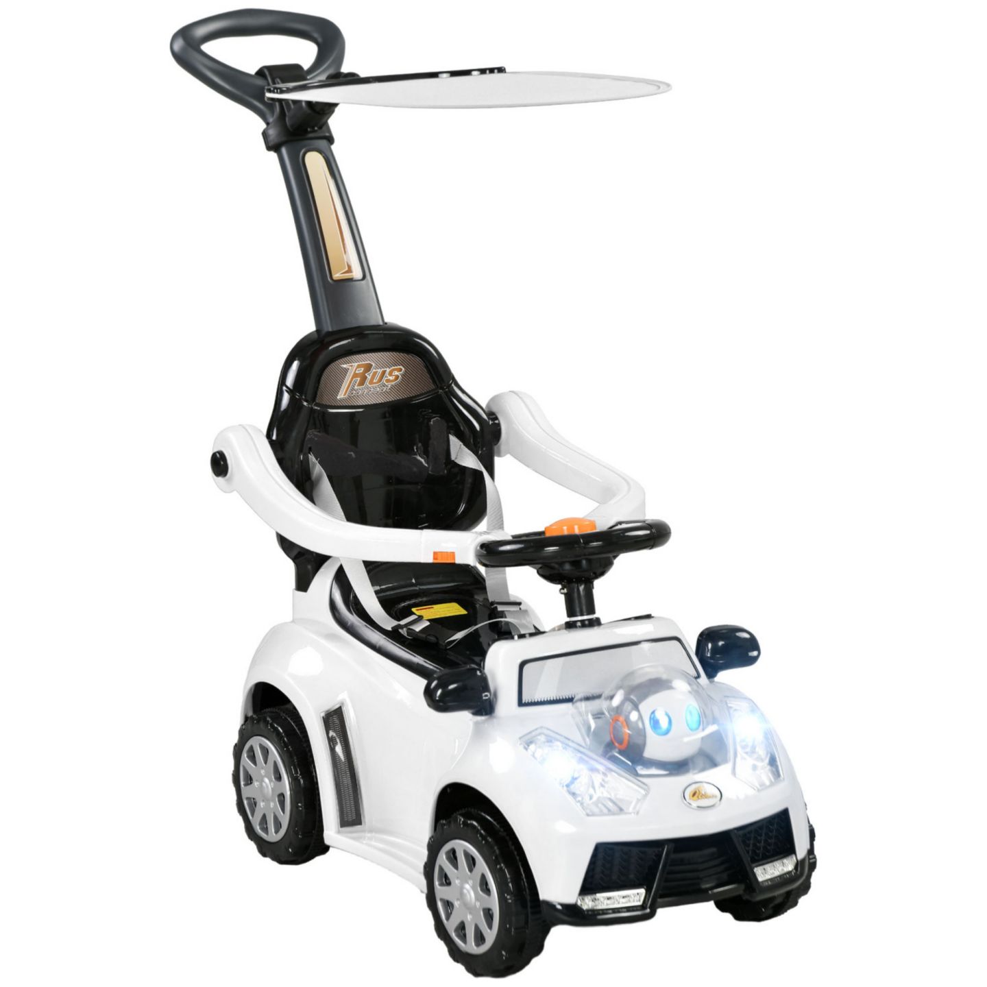 Детская игрушка Streamdale Furniture 3-in-1 Canopy Ride-On Push Car, 55 lbs. Capacity, Ages 1-3 — фото 1