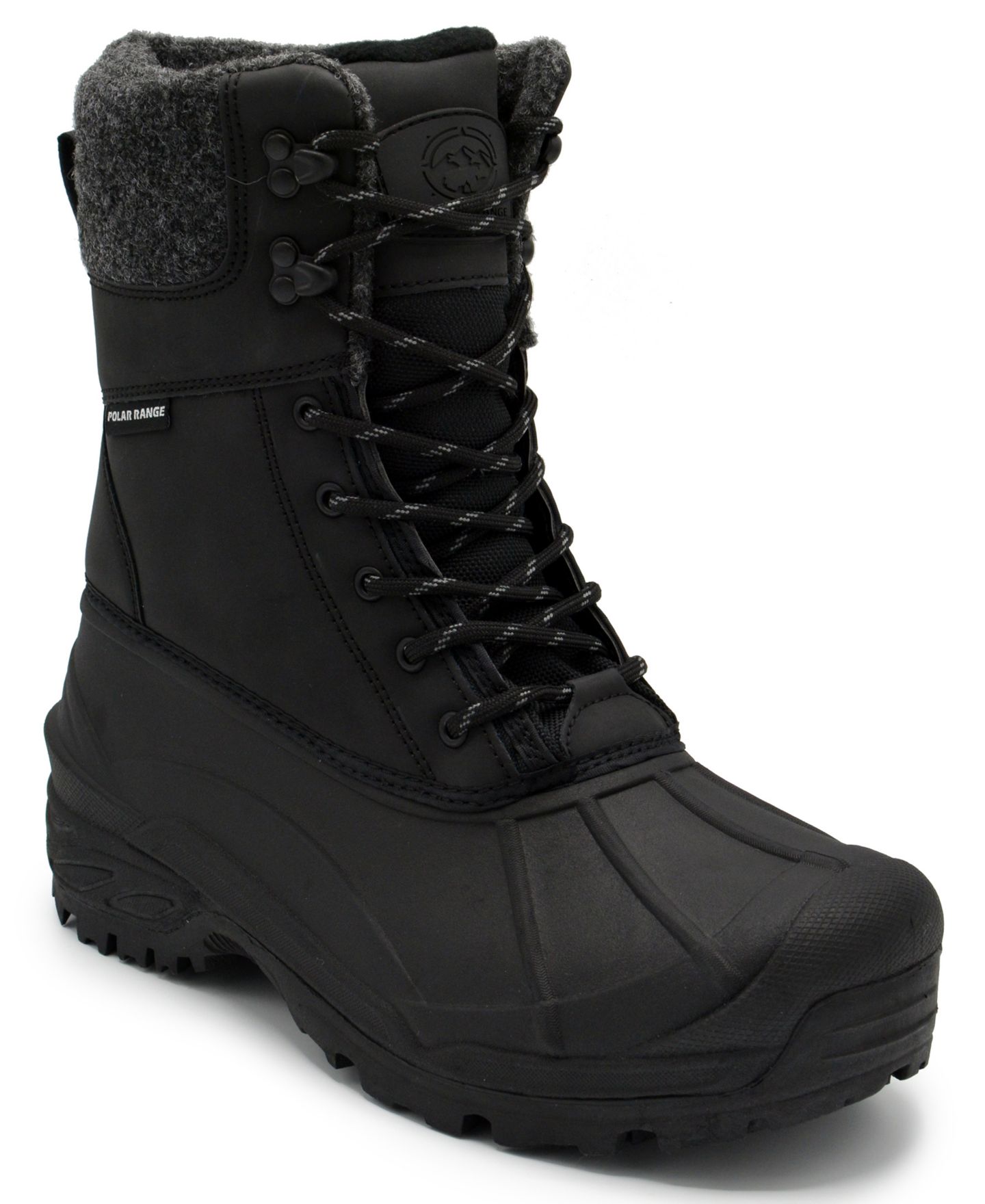 Мужские ботинки POLAR RANGE Tasco Cold Weather Snow Boot, цвет: Чёрный — фото 1