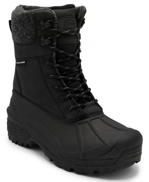 Мужские ботинки POLAR RANGE Tasco Cold Weather Snow Boot, цвет: Чёрный