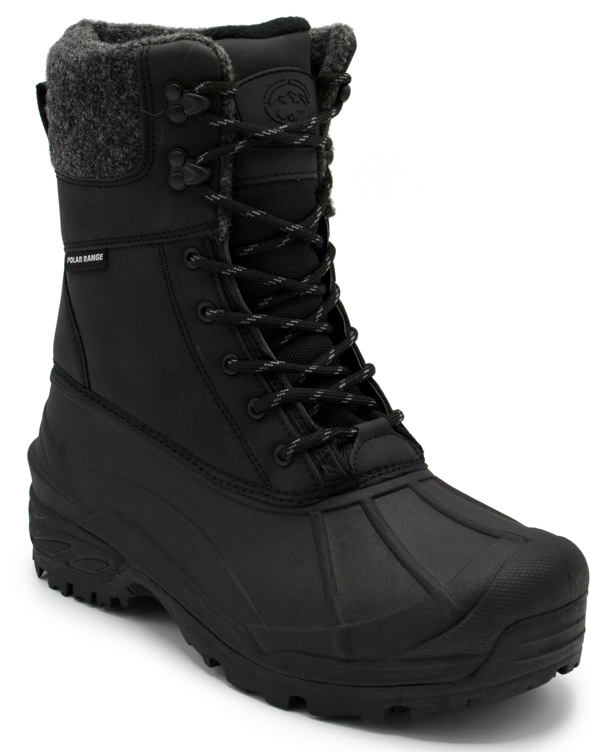 Polar Range Men's Tasco Cold Weather Snow Boot In Black