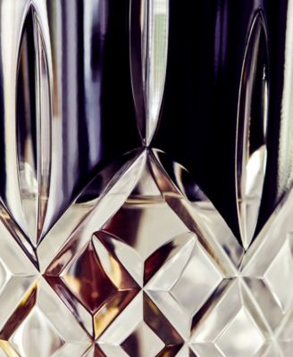 Lismore Black Vase 12"