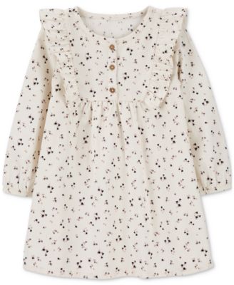 Carter's - Toddler Girl Floral Corduroy Dress