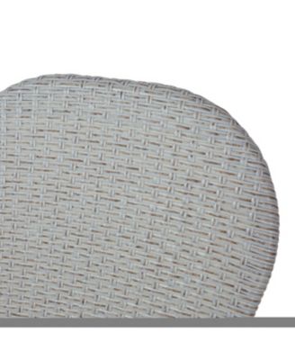 Bamboo Rattan Bistro Chairs (Set of 2)