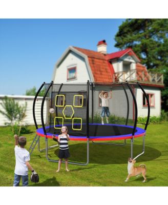 12ft Trampoline with Enclosure & Ladder