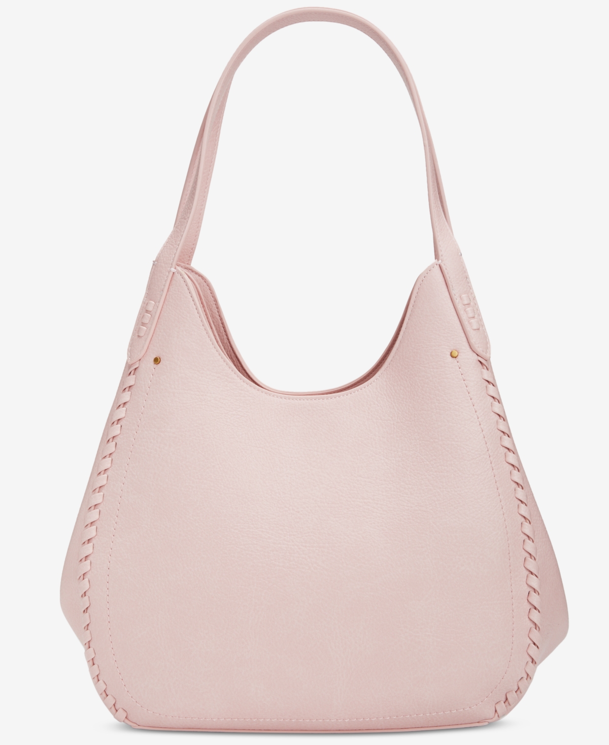 Whip-Stitch Soft 4-Poster Tote, Exclusively at Macy's - Rose Ash