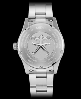 Men's Swiss Automatic Ocean Star Captain Stainless Steel Bracelet Watch 39mm