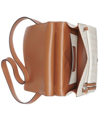 Havana Flap Signature Small Messenger Bag