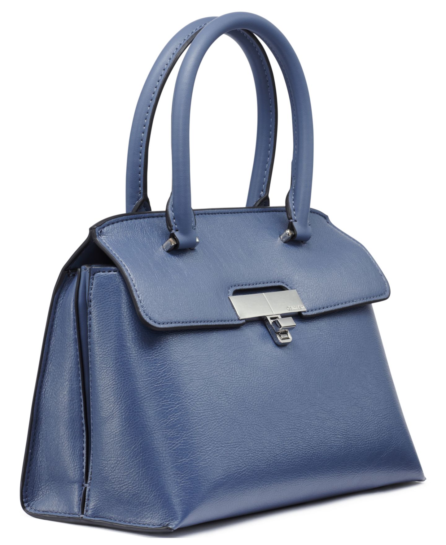 Женская сумка Calvin Klein Becky Convertible Turn Lock Crossbody, цвет: Серый — фото 3