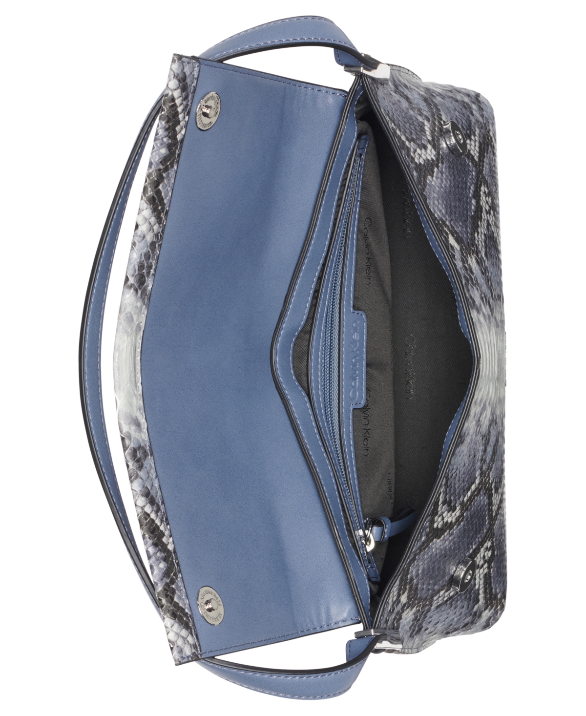 Calvin Klein Verne Small Shoulder Bag In Folkstone Gray