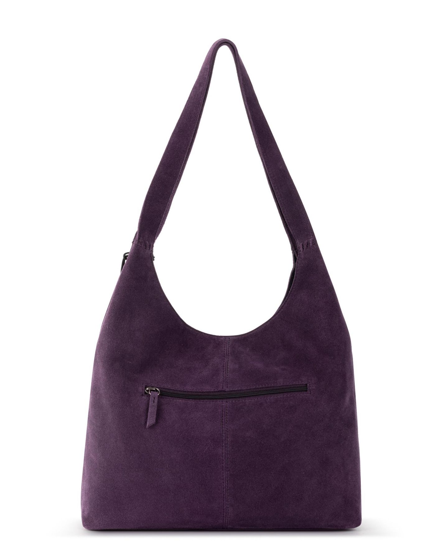 Женская сумка The Sak Huntley Leather Hobo, цвет: Баклажановый замшевый — фото 2