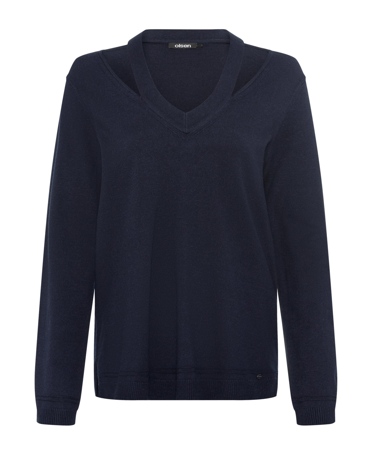 Olsen Women's Cut Out Neckline Pullover