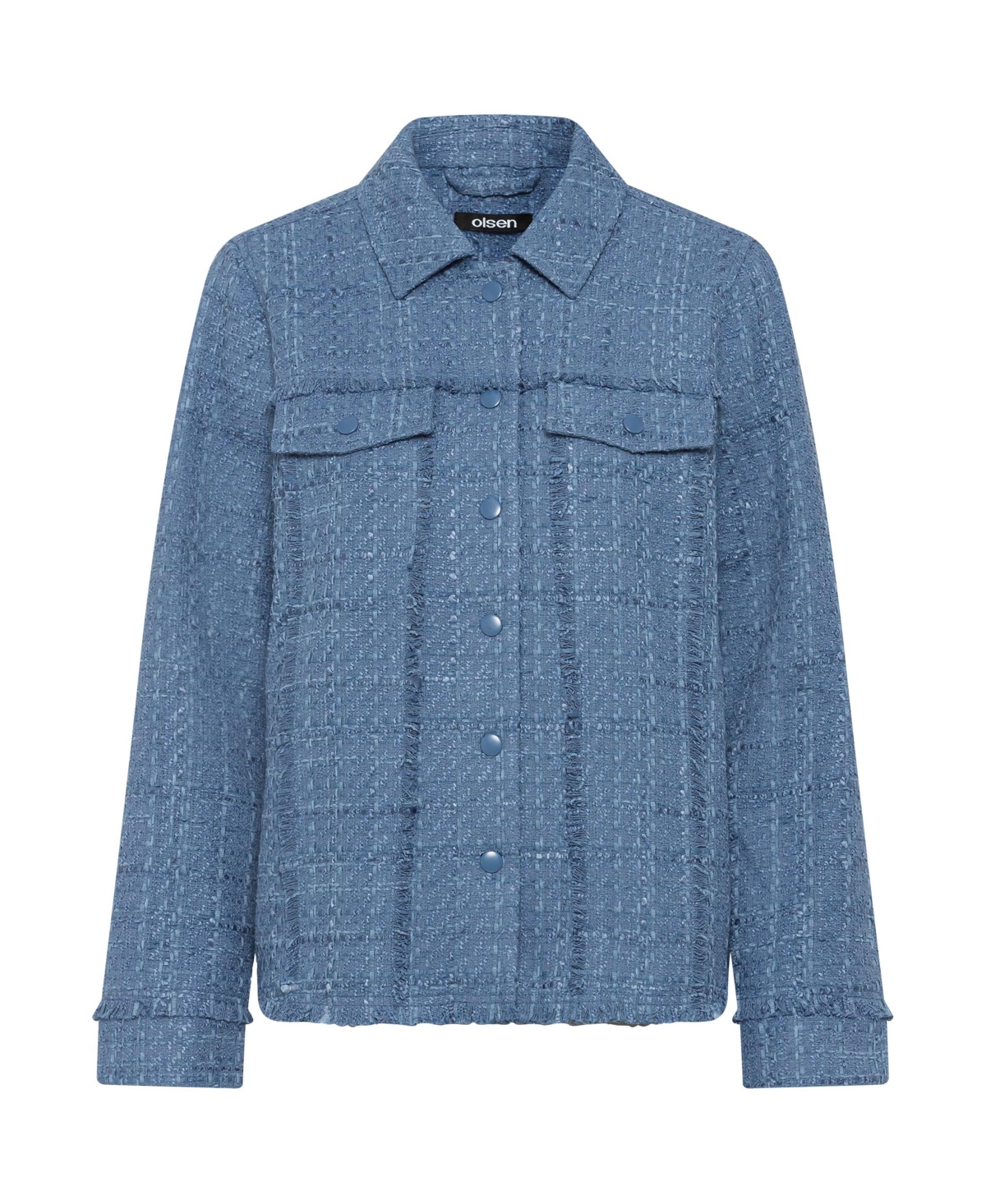 Olsen Women's Cotton Blend Tweed Jacket