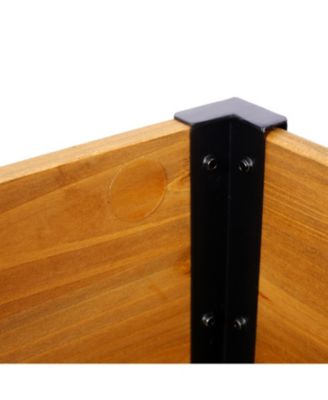 Streamdale Elevated Metal-Leg Planter Box for Herbs, Veggies, and Flowers 52.7x23.6x29.5 inches