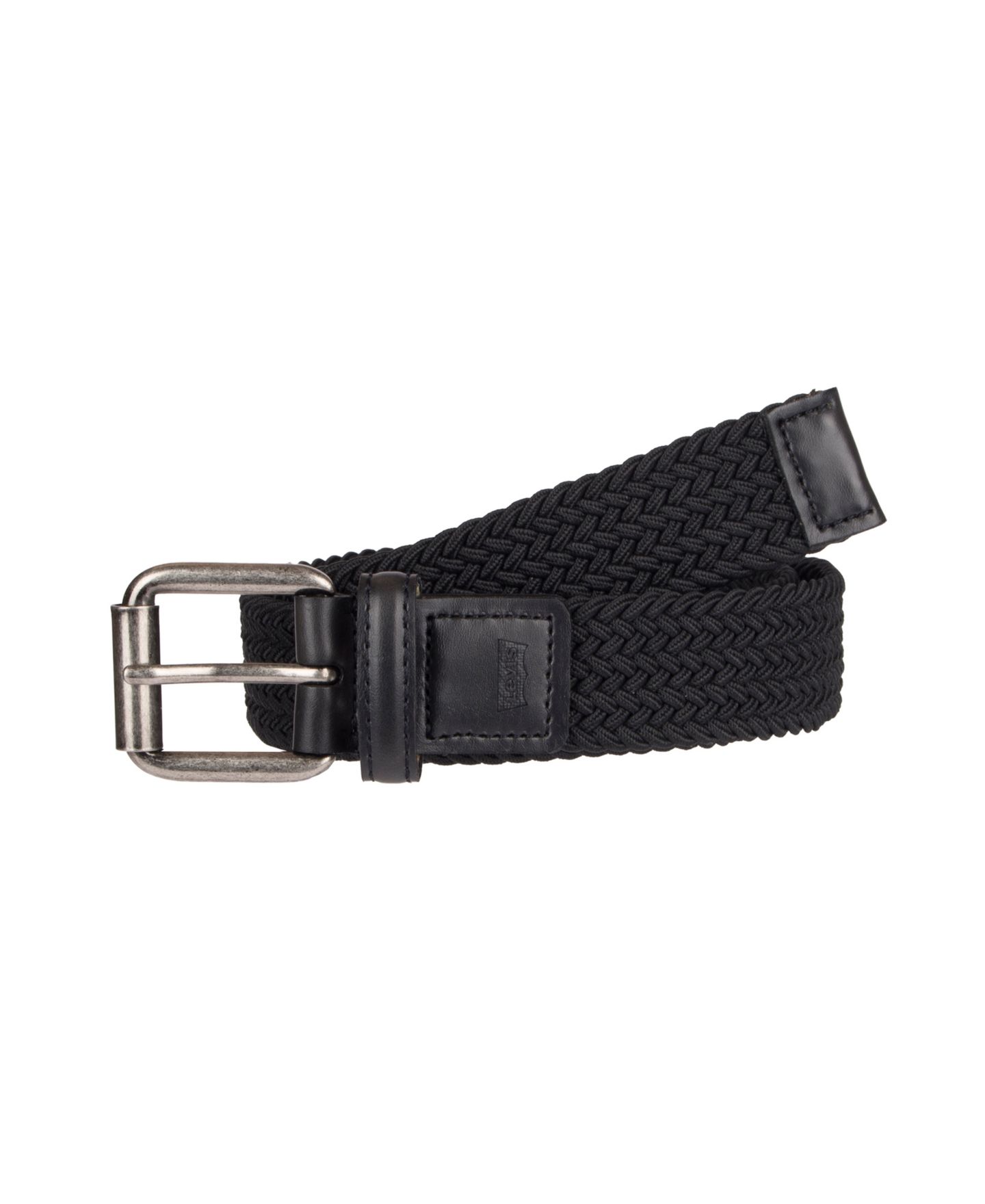 Ремень Levi's Braided Batwing Belt для мальчиков, цвет: Чёрный — фото 2