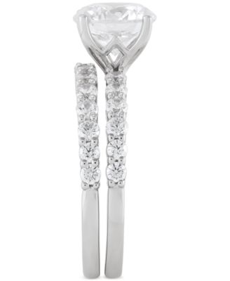 Certified Lab Grown Diamond Bridal Set (3 ct. t.w.) in 14k White Gold