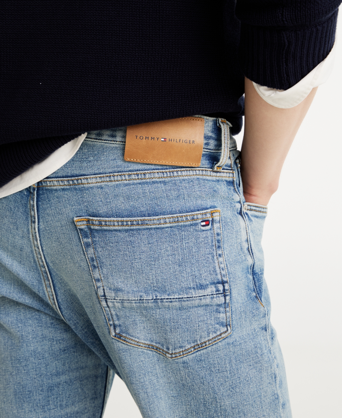 Tommy Hilfiger Men's Regular Fit Mercer Denim Jeans In Reef Indigo