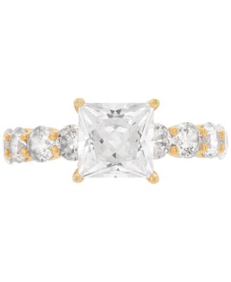 Certified Lab Grown Diamond Princess-Cut Engagement Ring (4-1/4 ct. t.w.) in 14k Gold