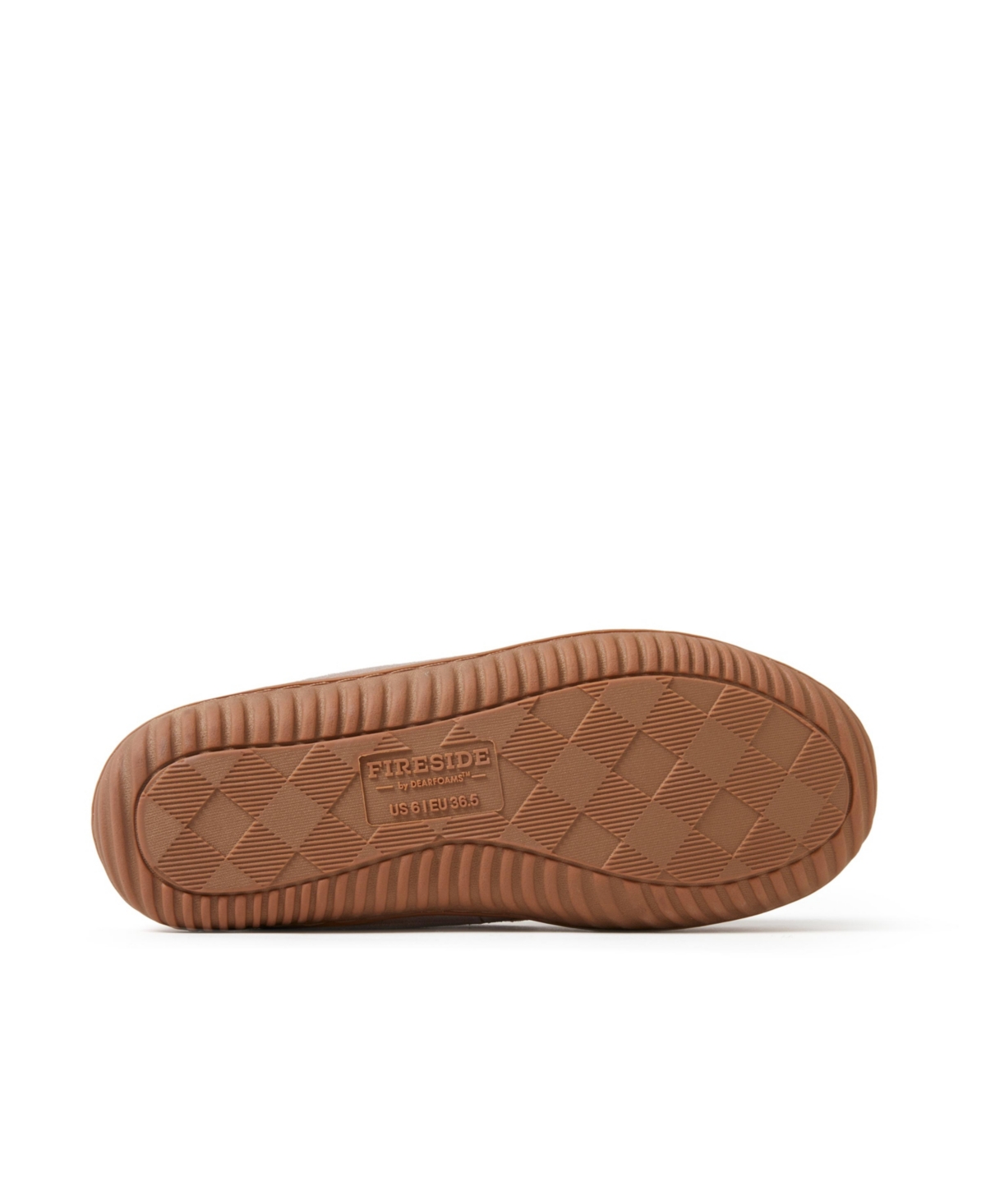 Dearfoams Fireside by Women's Alice Springs Genuine Shearling Moccasin Slipper