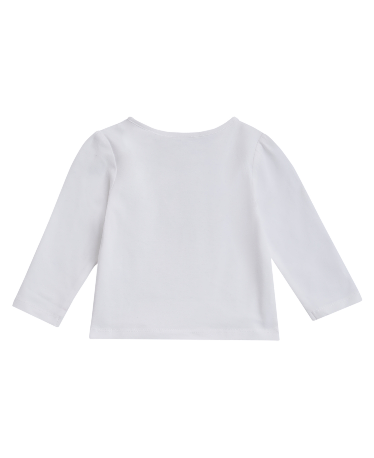 Guess Baby Girl Long Sleeve T-Shirt and Baby Terry Pant, 2-Piece Set