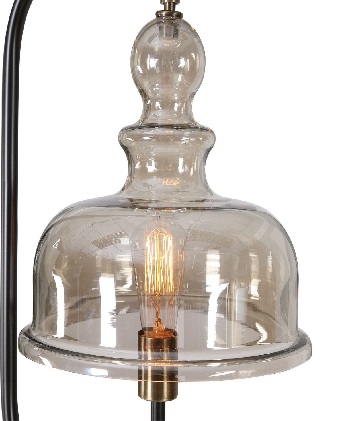 Uttermost 69" Metal Elieser Industrial Floor Lamp In Brass