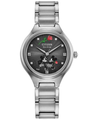 Citizen - Women's Disney Mickey Mouse Friends Stainless Steel Bracelet Watch 29mm