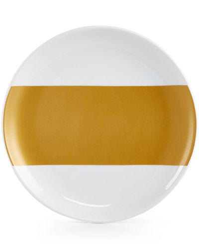 The Cellar Gold-Tone Serveware Collection Porcelain Gold-Tone Appetizer Plate, Only at Macy's