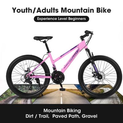 Streamdale 24" Mountain Bike Shimano, Disc Brakes, Suspension