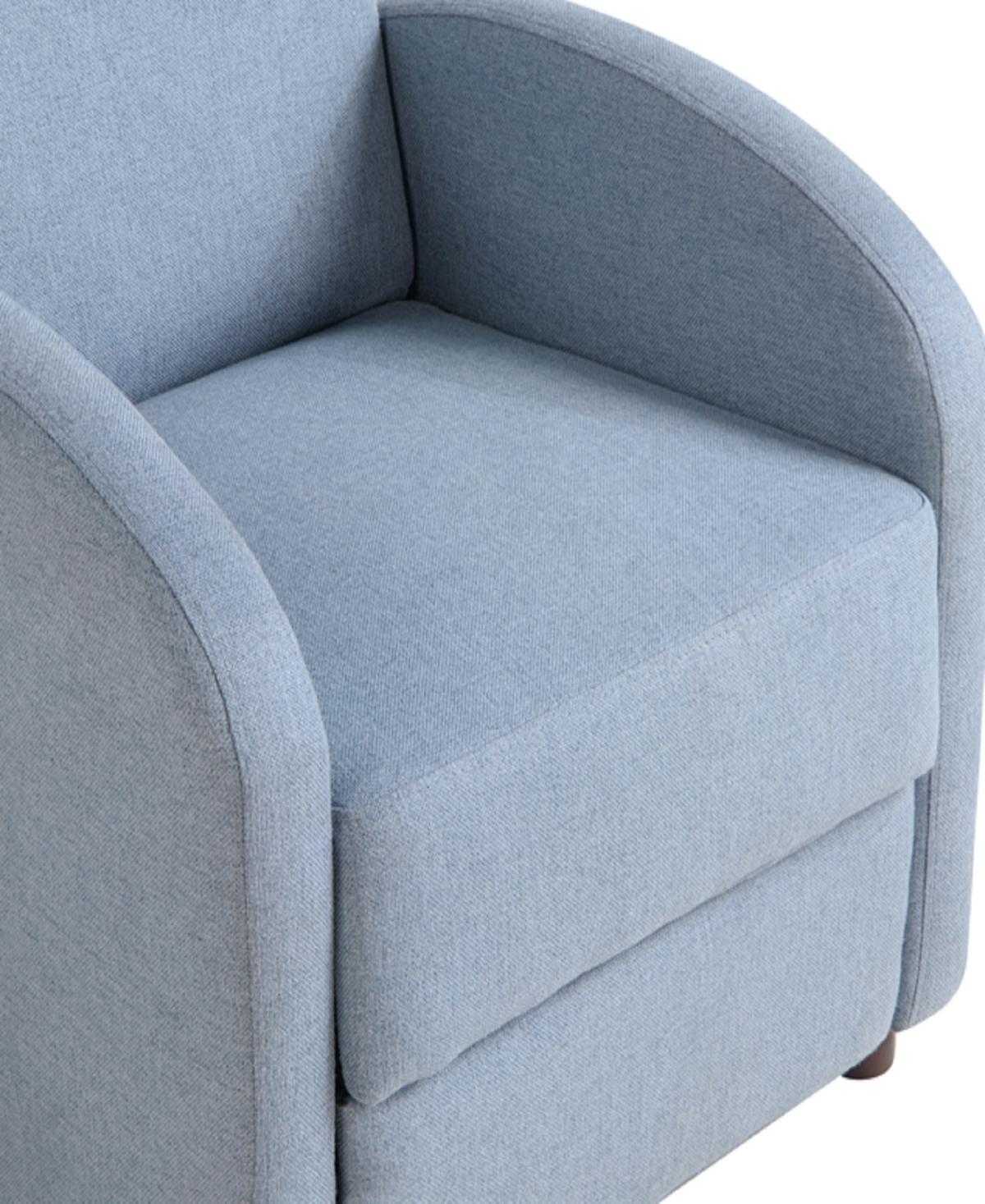 Relax A Lounger 26"w Polyester Ladera Pushback Recliner In Blue
