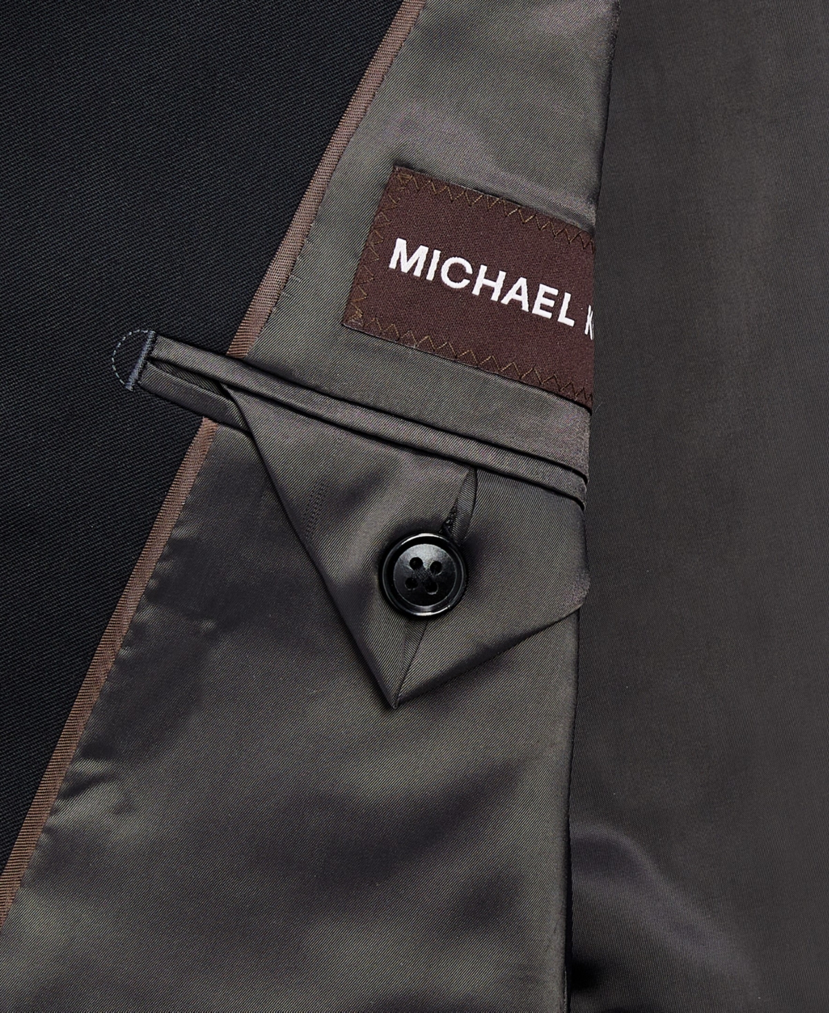 Michael Kors Big Boys Knit Suit Jacket In Black