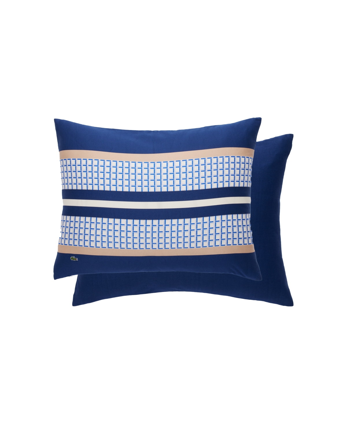 Lacoste Home Micro Logo 3-pc. Comforter Set, Full/queen In Navy