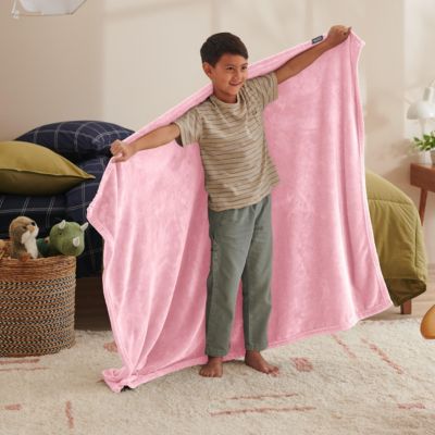 Microplush Flannel Fleece Kids Blanket, Child