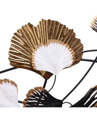 Metal Ginkgo Leaves Modern Wall Decor