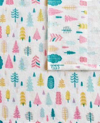 Novelty Printed Flannel 4-Pc. Sheet Set, Full
