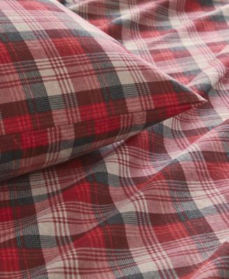 Printed Cotton Flannel 3-Pc. Sheet Set, Twin