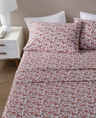 Extra Deep Pocket Cotton Flannel 4-Pc. Sheet Set, Queen