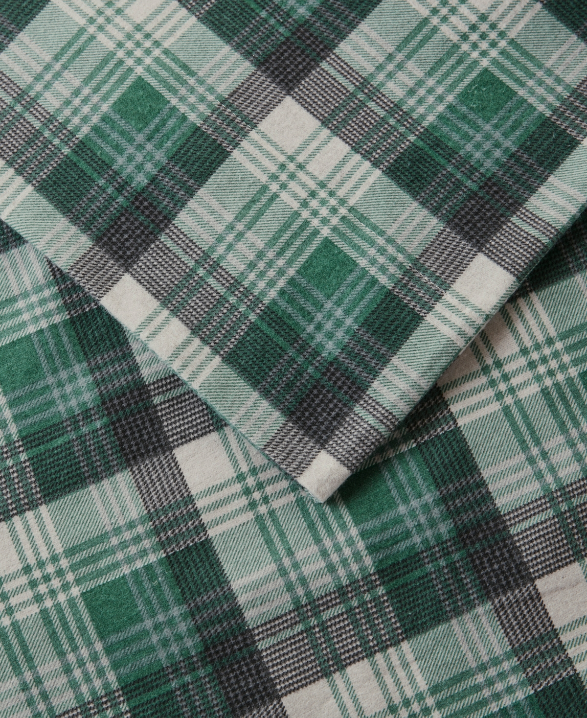 Woolrich Printed Flannel 4-pc. Sheet Set, California King In Green