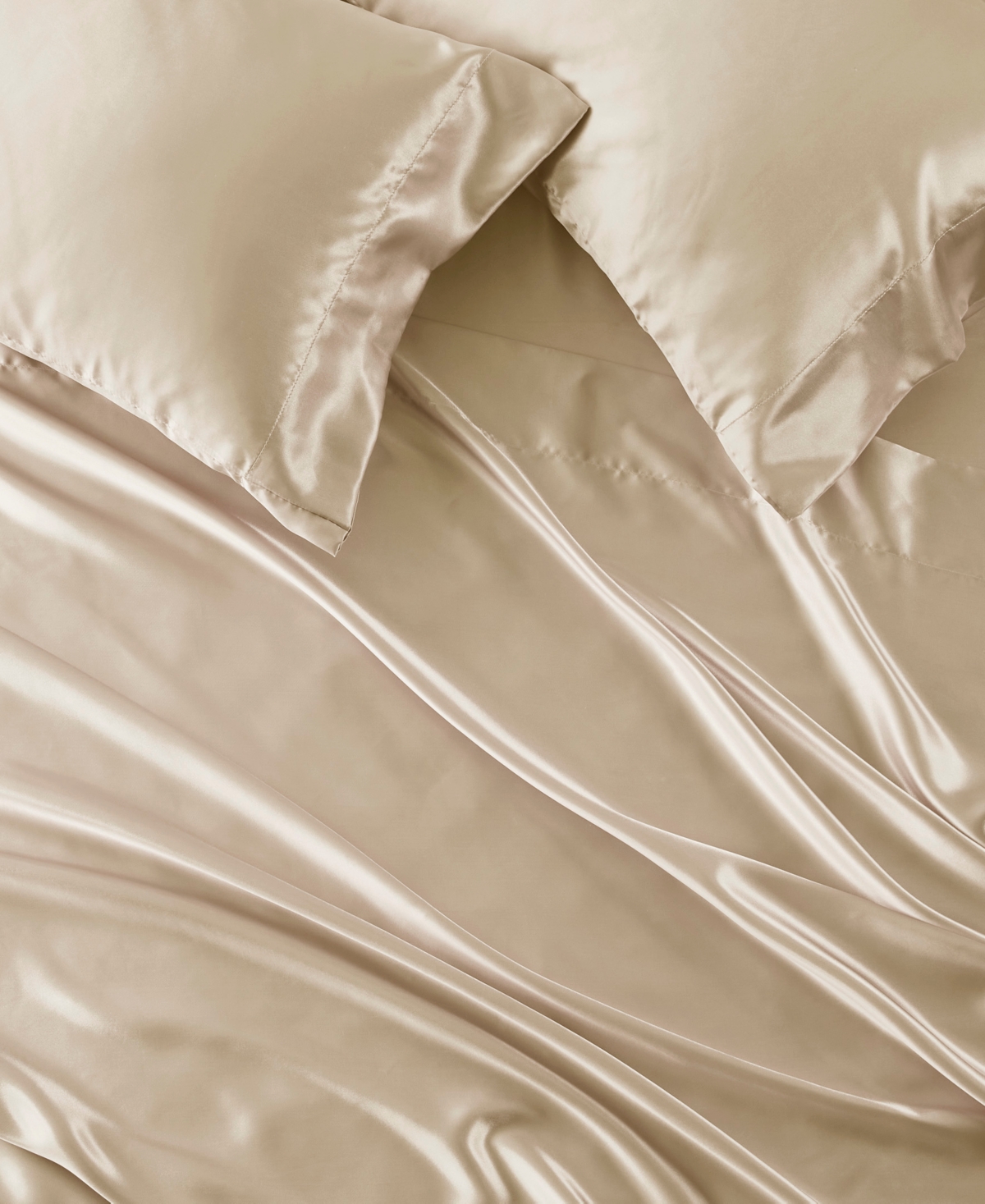 Madison Park Essentials Satin 6-pc. Sheet Set, King In Champagne
