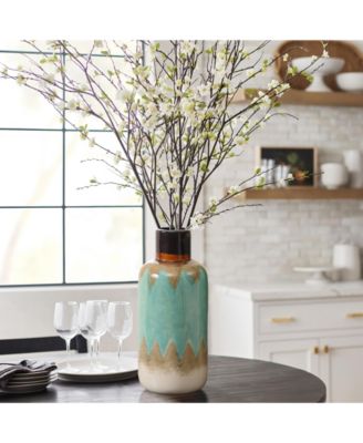Ocean Ombre Stoneware Vase