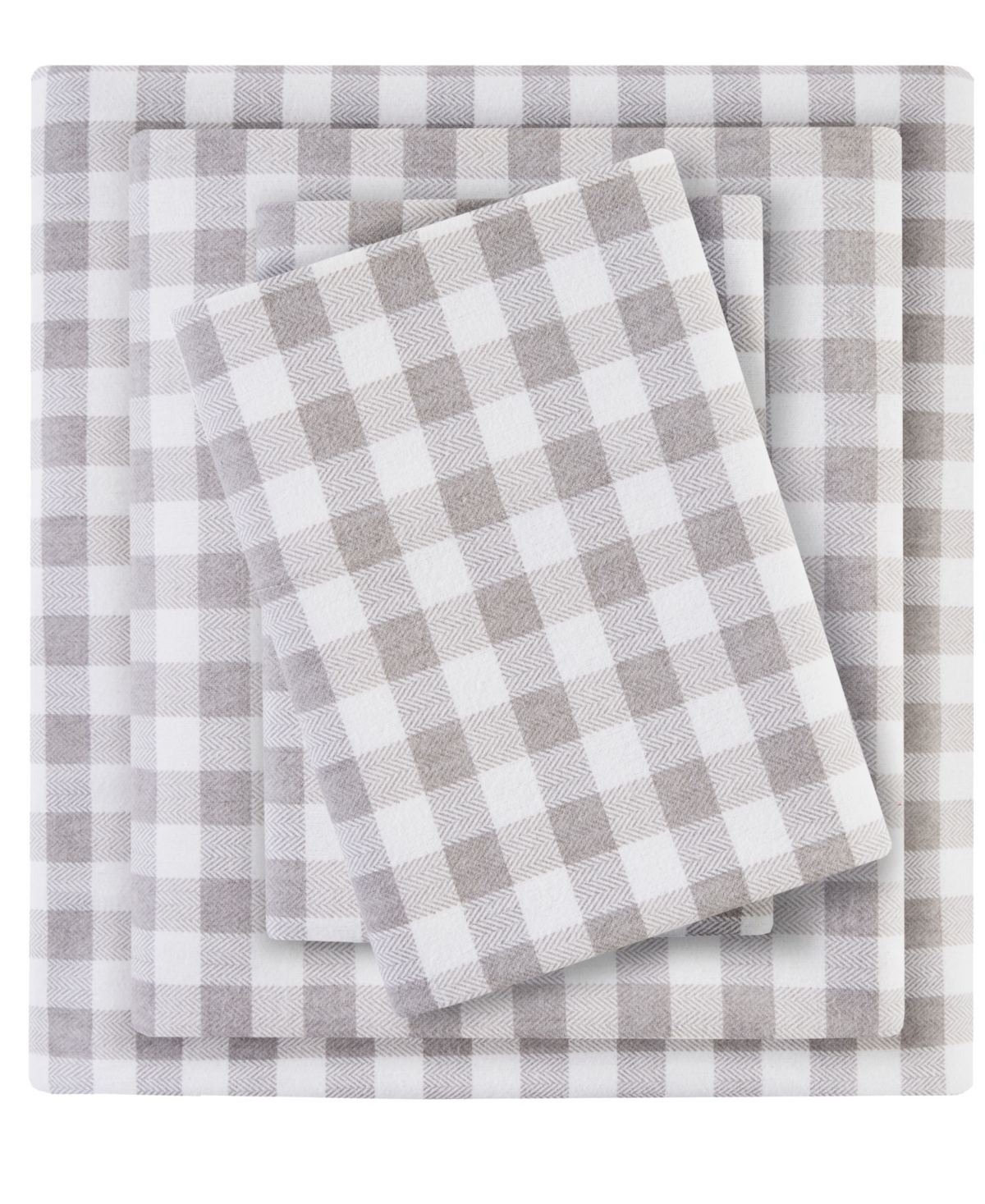 SLEEP PHILOSOPHY TRUE NORTH BY SLEEP PHILOSOPHY NOVELTY PRINTED COTTON FLANNEL 4-PC. SHEET SET, QUEEN 