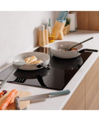 Leo Glints 2Pc Ceramic Nonstick Fry Pan Set, Spirit, Recycled