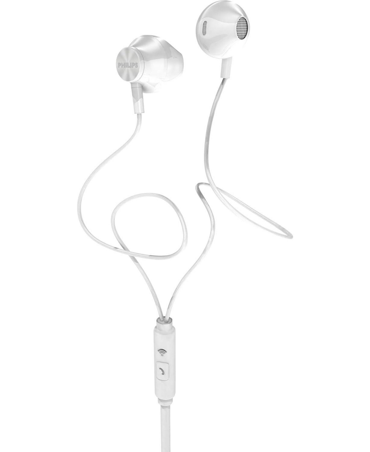 Philips Wired Earbuds - Neodymium Drivers, In-Line Mic, Ergonomic Design, Comfortable Fit, 3.5mm Jack, and Lightweight for Daily Use