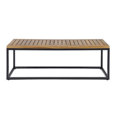 Modern Acacia Wood Bench: Chic And Elegant Outdoor Retreat