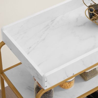 6-Tier Retro Wine Serving Cart